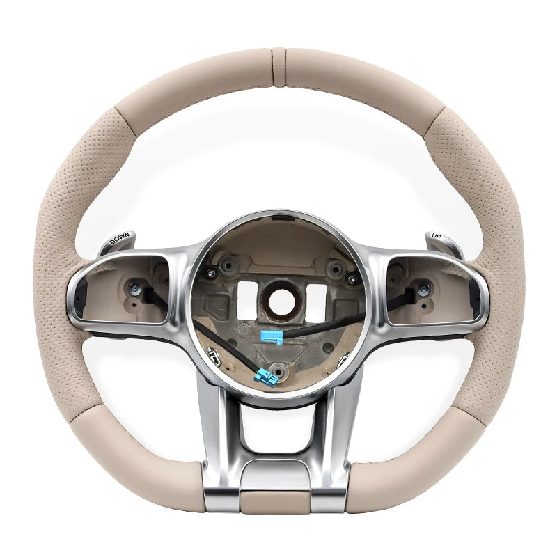 Volante de Cuero Beige para Mercedes-Benz