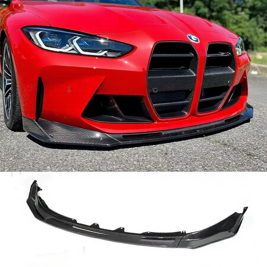 Lip Frontal V-Style Carbono/FRP BMW M3 M4 G8X