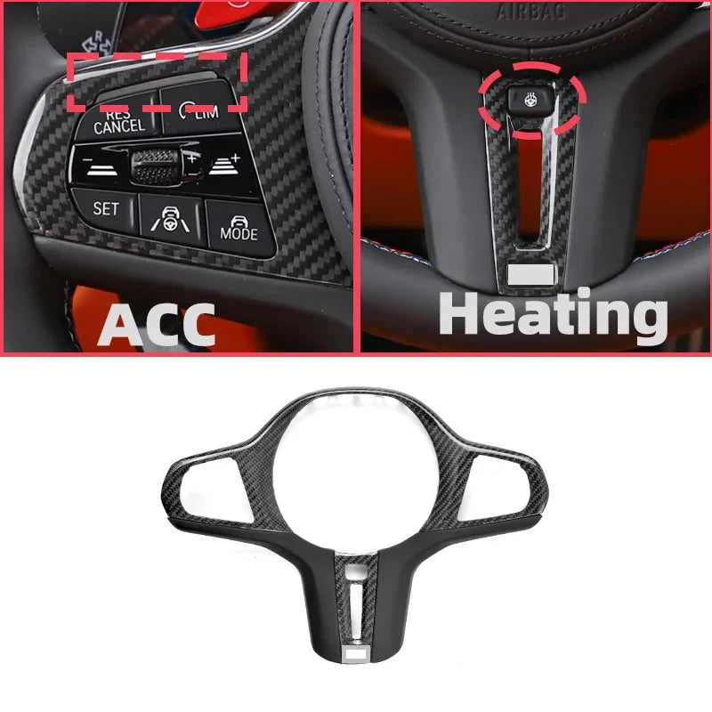 Cubierta de Volante en Fibra de Carbono para BMW Serie G