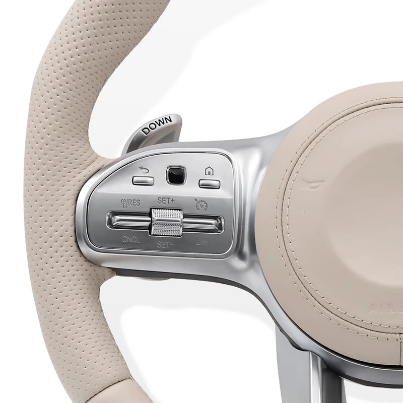 Volante de Cuero Beige para Mercedes-Benz