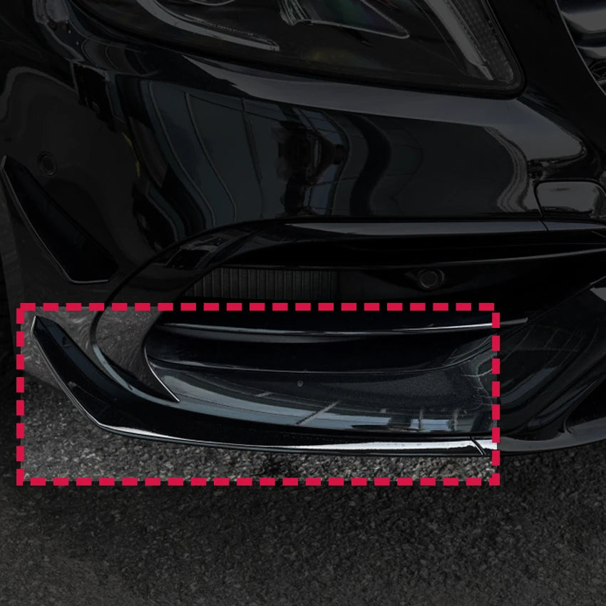 Splitter Frontal Negro Brillante Mercedes W176 AMG-Line / A45