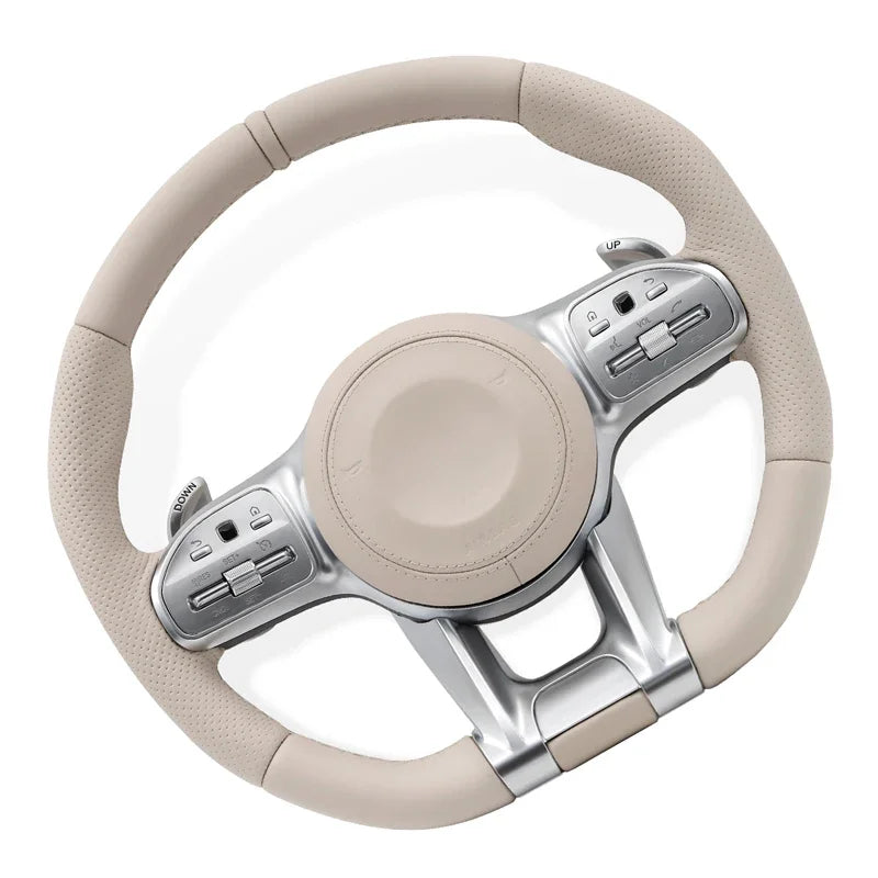 Volante de Cuero Beige para Mercedes-Benz