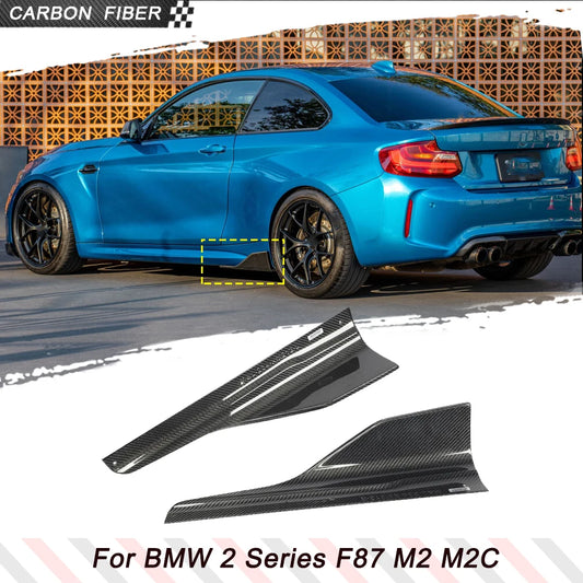 Faldones Laterales Carbono/FRP para BMW M2 F87 (2016-2020)